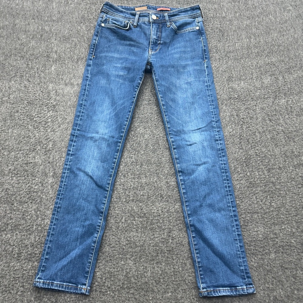 Pilcro‎ Jeans Slim Boyfriend Blue Womens 24 Skinny Medium Wash